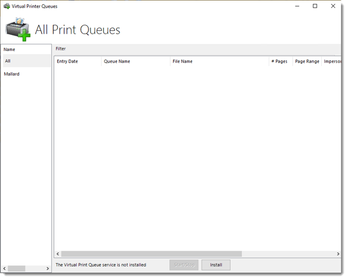 How do I use Virtual Print Queue?